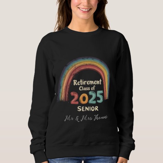Sweatshirt Catégorie de retraite de 2025 Moment clé (Devant)