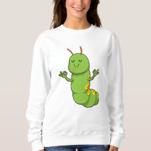 Sweatshirt Caterpillar à la Méditation du Yoga
