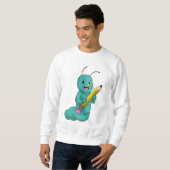 Sweatshirt Caterpillar avec crayon (Devant entier)