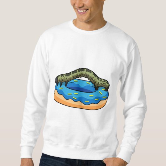 Sweatshirt Caterpillar avec Donut (Devant)