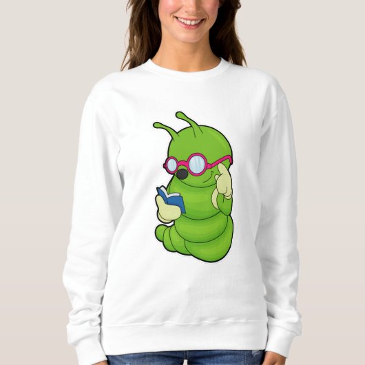 Sweatshirt Caterpillar avec lunettes de soleil & Réserver (Devant)
