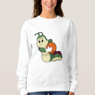 Sweatshirt Caterpillar comme joueur de basket-ball avec baske