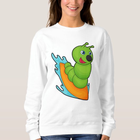 Sweatshirt Caterpillar comme Surfer avec Surfer (Devant)
