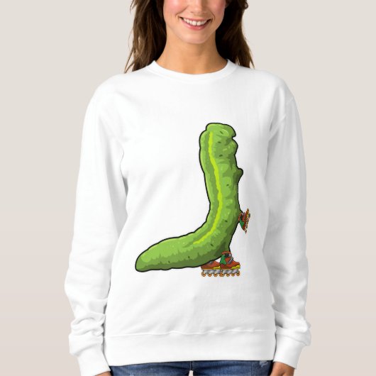 Sweatshirt Caterpillar en Patinage en ligne avec Patins en li (Devant)