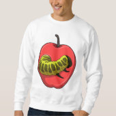 Sweatshirt Caterpillar with Apple (Devant)