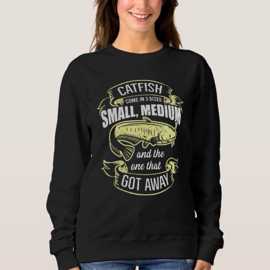 Sweatshirt Catfish Come In 3 Tailles Catfish Hunter (Devant)