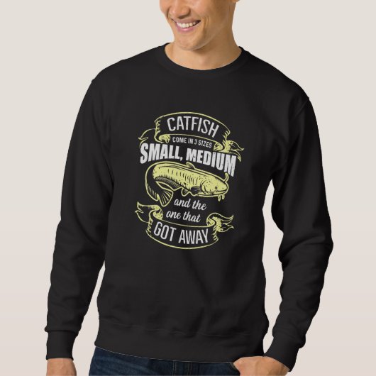 Sweatshirt Catfish Come In 3 Tailles Catfish Hunter (Devant)