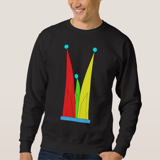 Sweatshirt Cathédrale de Cologne Jester Costume Casquette Car (Devant)