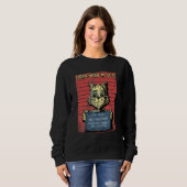 Sweatshirt Catnip m'a fait faire Chat Tee Chat (Devant entier)