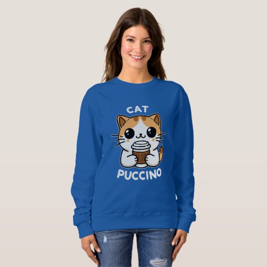 Sweatshirt Catpuccino 2 (Devant entier)