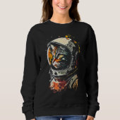Sweatshirt Catronaut Cat Astronaut space cat (Devant)
