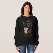 Sweatshirt Cats and Classic Music Once Upon A Time Girl 1 (Devant entier)