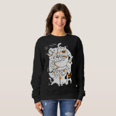 Sweatshirt Cats and Coffee (Devant entier)