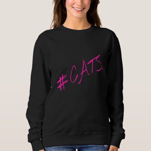 Sweatshirt Cats Animal Cat Pet (Devant)