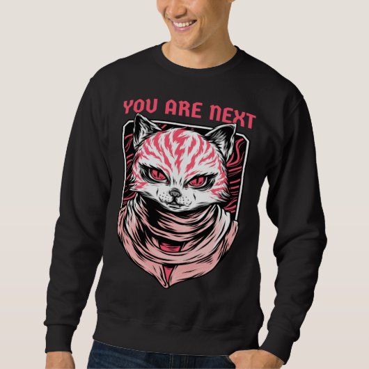 Sweatshirt Cats Are Evil  Demon Kitty  You Are Next (Devant)