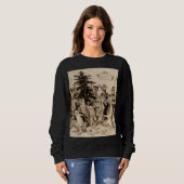 Sweatshirt Cats Decorating Christmas Tree by Louis Wain (Devant entier)