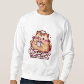 Sweatshirt Cattuccino Connoisseur Aime Tant Le Café (Devant)