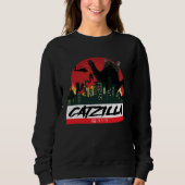 Sweatshirt CATZILLA Kitty for Cat Cat Owner (Devant)