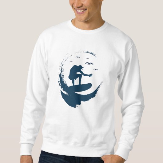 Sweatshirt Cavalier de vague (Devant)