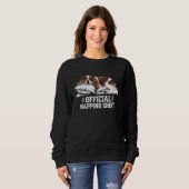 Sweatshirt Cavalier King Charles Spaniel Napping Dog Lover La (Devant entier)