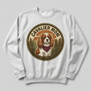 Sweatshirt Cavalier Maman Crewneck King Charles Cadeau pour m