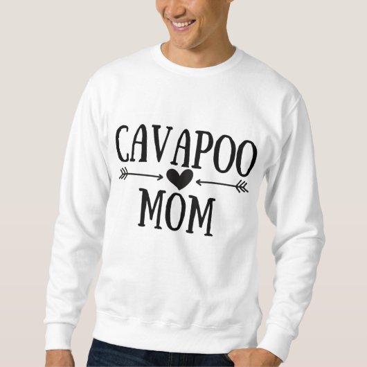 Sweatshirt Cavapoo Mom Funny Cavapoos Cadeaux pour femmes chi (Devant)