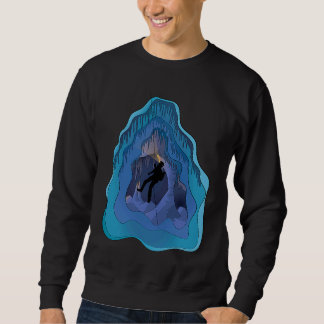 Sweatshirt Cave Explorer Funny Caving  Caver Speleology Spelu