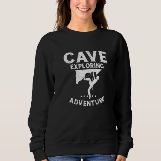 Sweatshirt Cave Exploring Adventure Caving Spelunking Spelolo (Devant)
