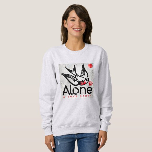 Sweatshirt CBC Alone : Une histoire d'amour (Devant entier)