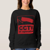 Sweatshirt CCTV Surveillance Security Camera Closed Circuit P (Devant)