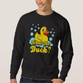 Sweatshirt Ce canard jaune caoutchouc canard (Devant)