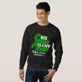 Sweatshirt Ce combat est mon combat Conscience des maladies d (Devant entier)