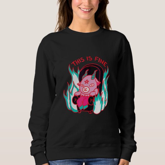 Sweatshirt Ce Diable de Canapé Relâché Va Bien (Devant)