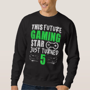 Sweatshirt Ce futur Gaming Star vient d'être tourné 5ème anni