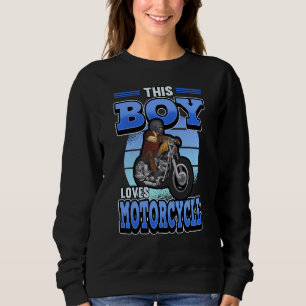 Sweatshirt Ce Garçon Aime La Motocross Quad Racing