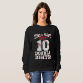 Sweatshirt Ce Garçon Hit Double Chiffres 10e Anniversaire Bas (Devant entier)