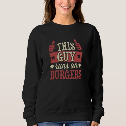 Sweatshirt Ce Gars Fait Du Burger (Devant)