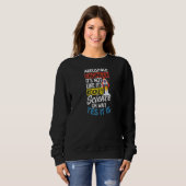 Sweatshirt Ce n'est pas comme si c'était la science des fusée (Devant entier)