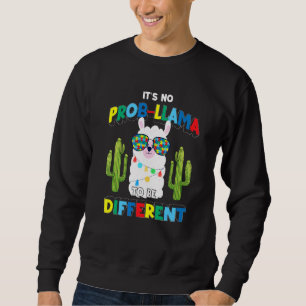 Sweatshirt Ce n'est pas de la lama Prob d'être différent Cact