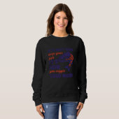 Sweatshirt Ce n'est pas la profondeur que vous pêchez, c'est (Devant entier)