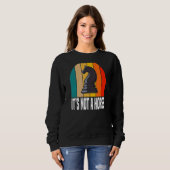 Sweatshirt Ce n'est pas un cheval Joueurs d'échecs (Devant entier)