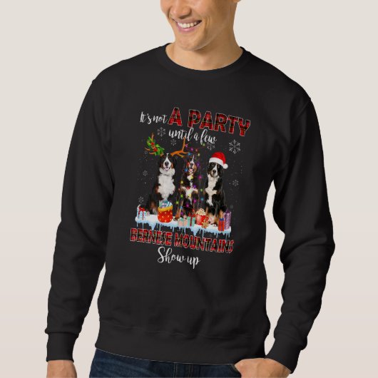 Sweatshirt Ce n'est pas une fête avant quelques bernois (Devant)