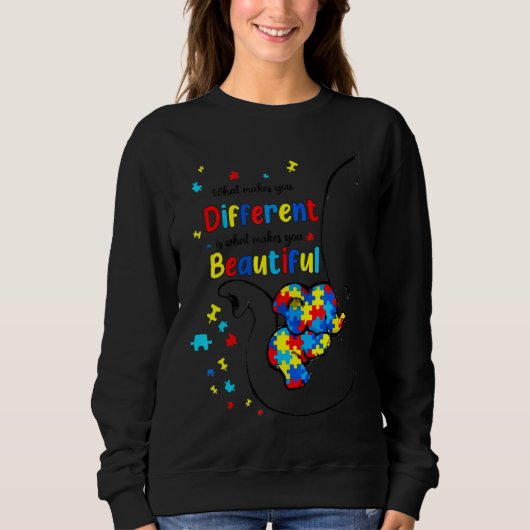 Sweatshirt Ce qui fait de vous différents Sensibilisations su (Devant)