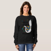 Sweatshirt Ce qui vous rend différents Elephant Maman Autisme (Devant entier)