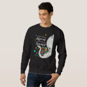Sweatshirt Ce qui vous rend différents éléphant maman Autisme (Devant entier)