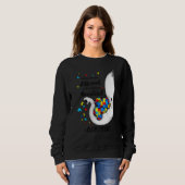 Sweatshirt Ce qui vous rend différents Elephant Maman Autisme (Devant entier)