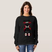 Sweatshirt Ceci est ce qu'est un véritable drapeau péruvien p (Devant entier)