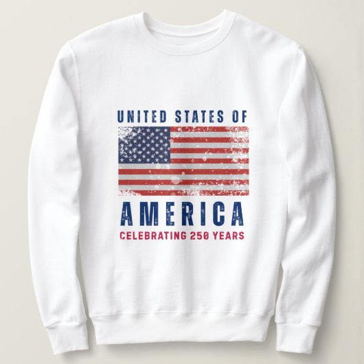 Sweatshirt Celebrating 250 Years (Design devant)