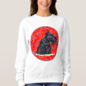 Sweatshirt Célébration Colorée des Terrier Écossais (Devant)