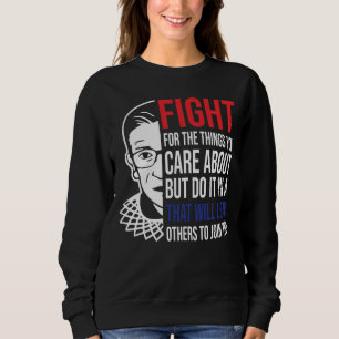 Sweatshirt Célèbre RBG, Marche des femmes Ruth Bader Ginsbu